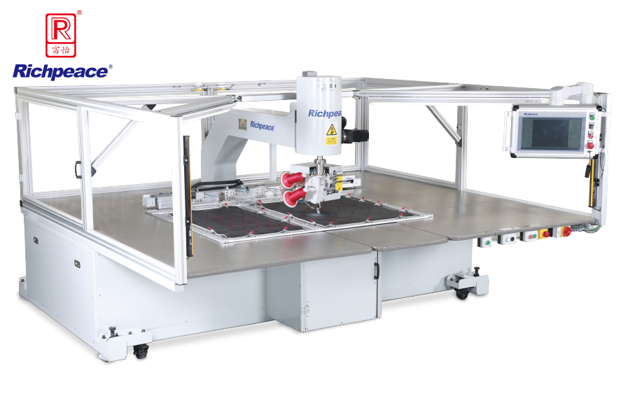 富怡雙針針距可調(diào)任意轉(zhuǎn)全自動縫紉機