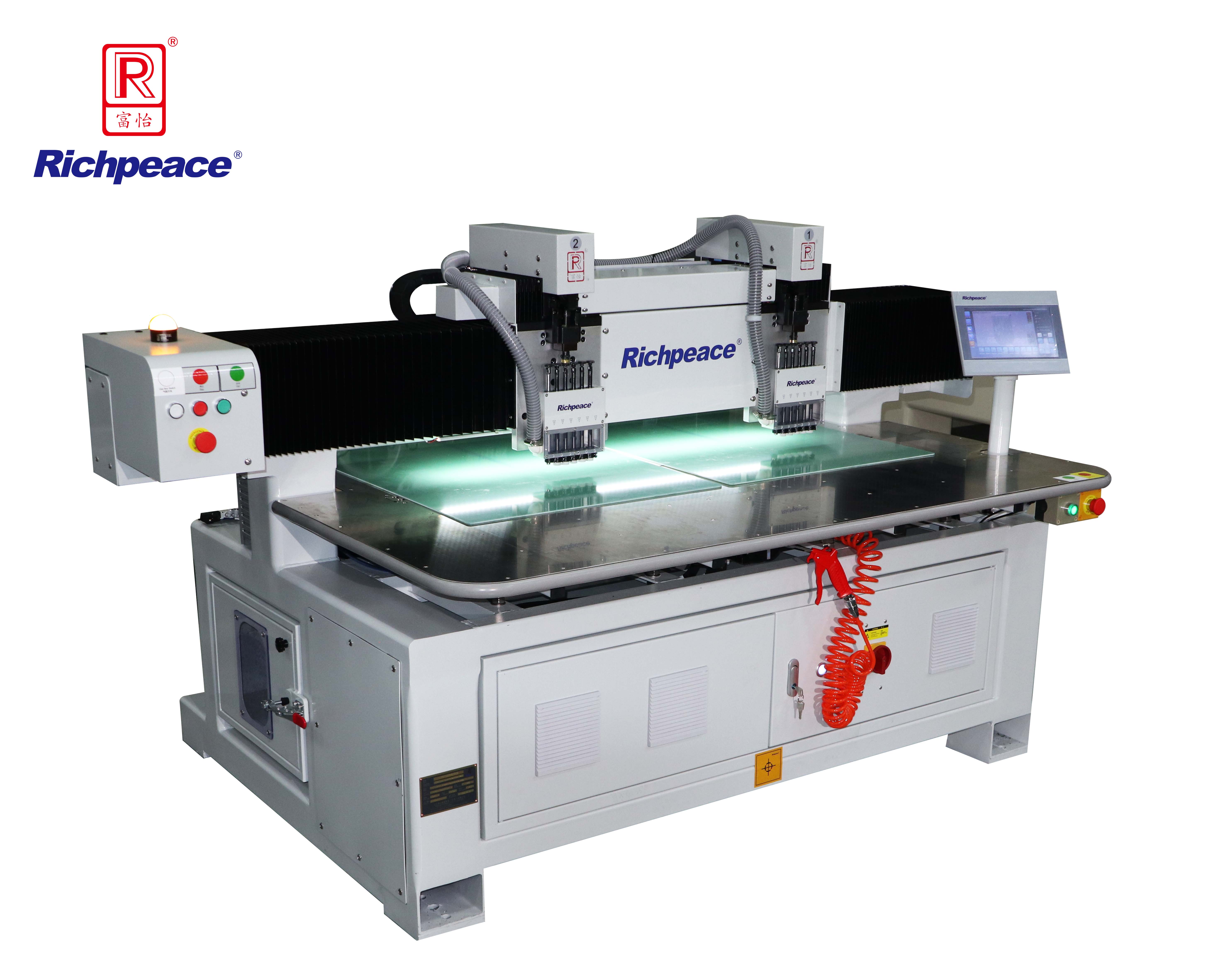 富怡全自動高速墊板式沖孔機