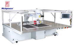 富怡雙針針距可調任意轉全自動縫紉機