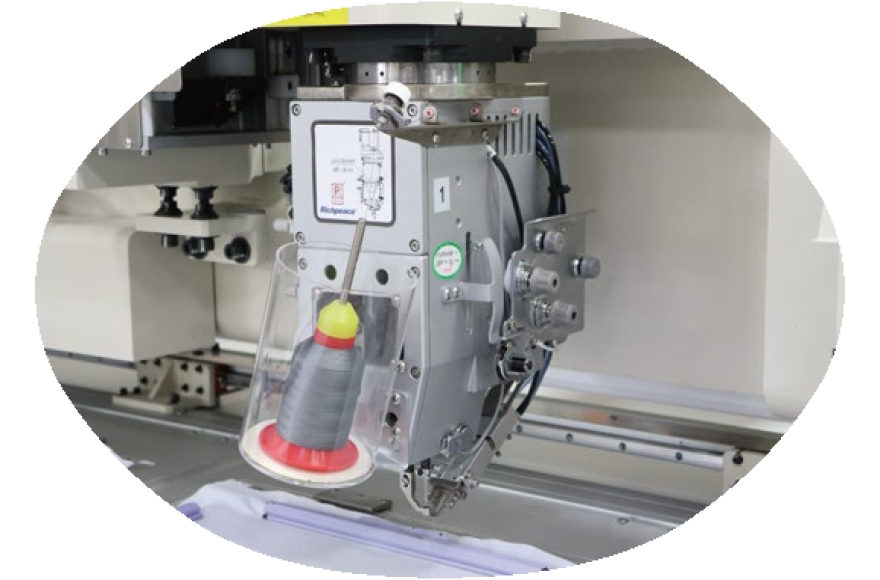 富怡全自動沖縫一體機（6沖刀＋旋轉(zhuǎn)縫紉）